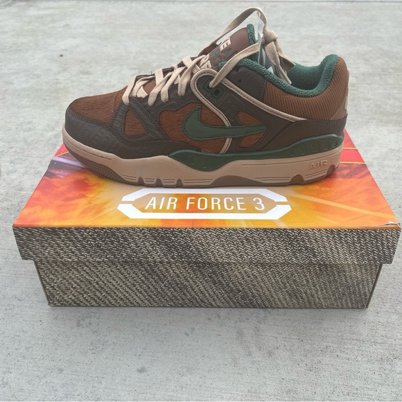 Nike Nico X Air Force 3 Baroque Brown Size 10.5M